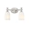 Z-Lite Orion 2 Light Vanity, 13.75in. W x 5.25in. L, Brushed Nickel 1102-2V-BN - alternate 2